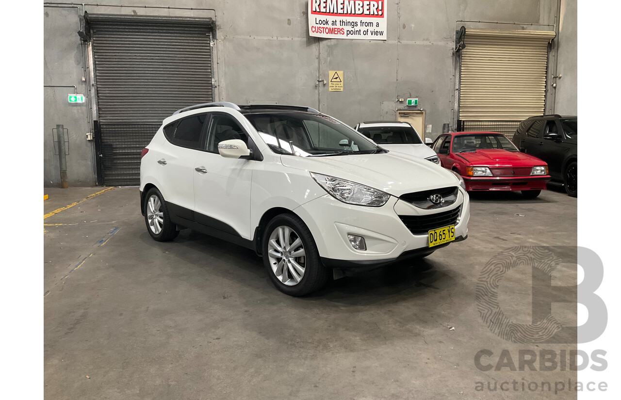 11/2011 Hyundai Ix35 Highlander (AWD) LM MY11 4d Wagon White 2.4L