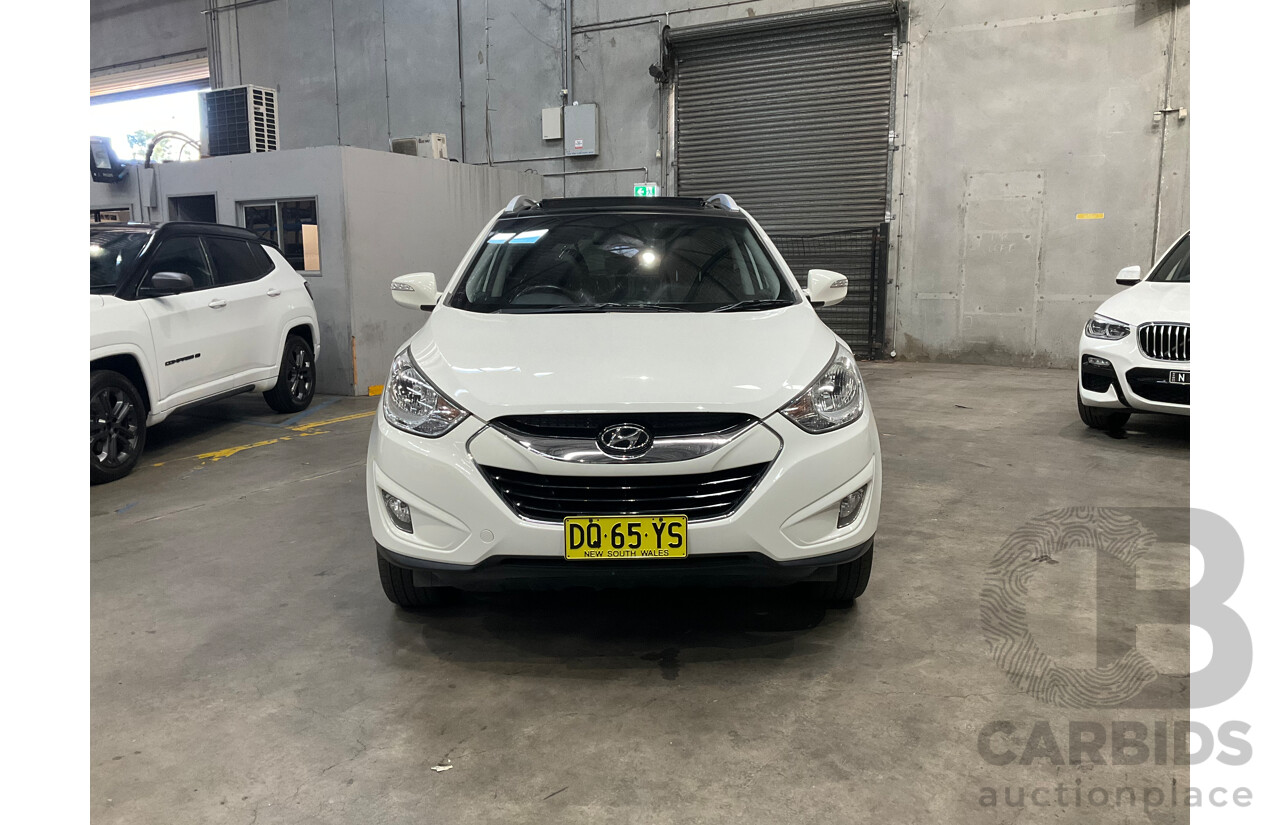11/2011 Hyundai Ix35 Highlander (AWD) LM MY11 4d Wagon White 2.4L