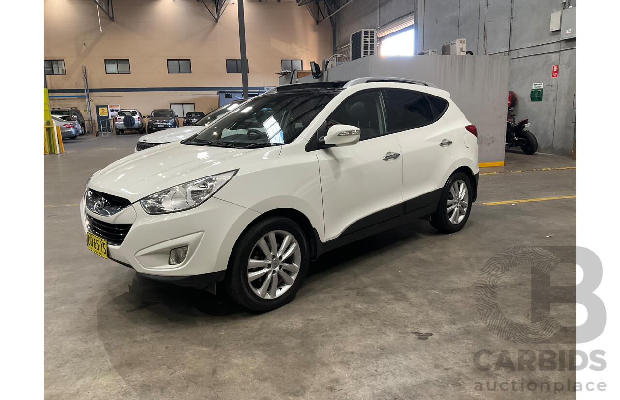 11/2011 Hyundai Ix35 Highlander (AWD) LM MY11 4d Wagon White 2.4L