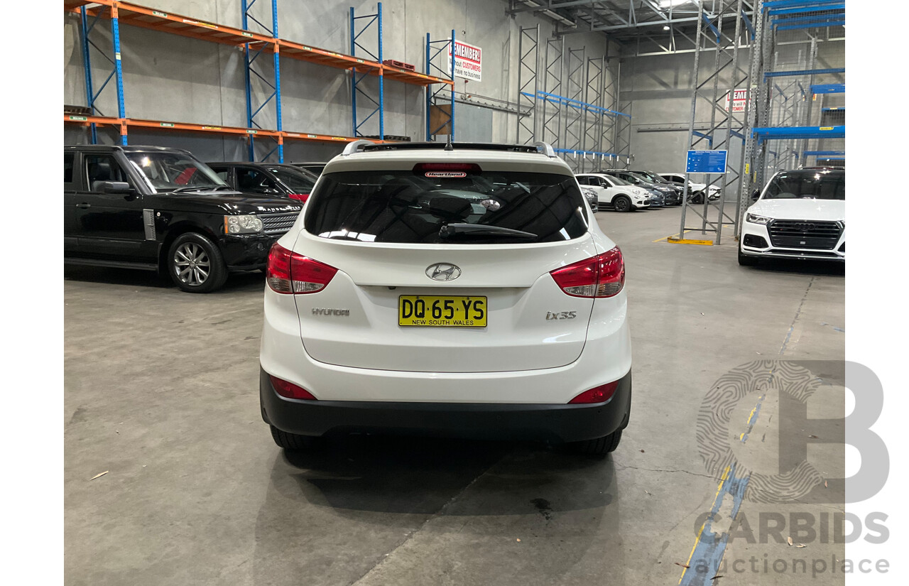 11/2011 Hyundai Ix35 Highlander (AWD) LM MY11 4d Wagon White 2.4L