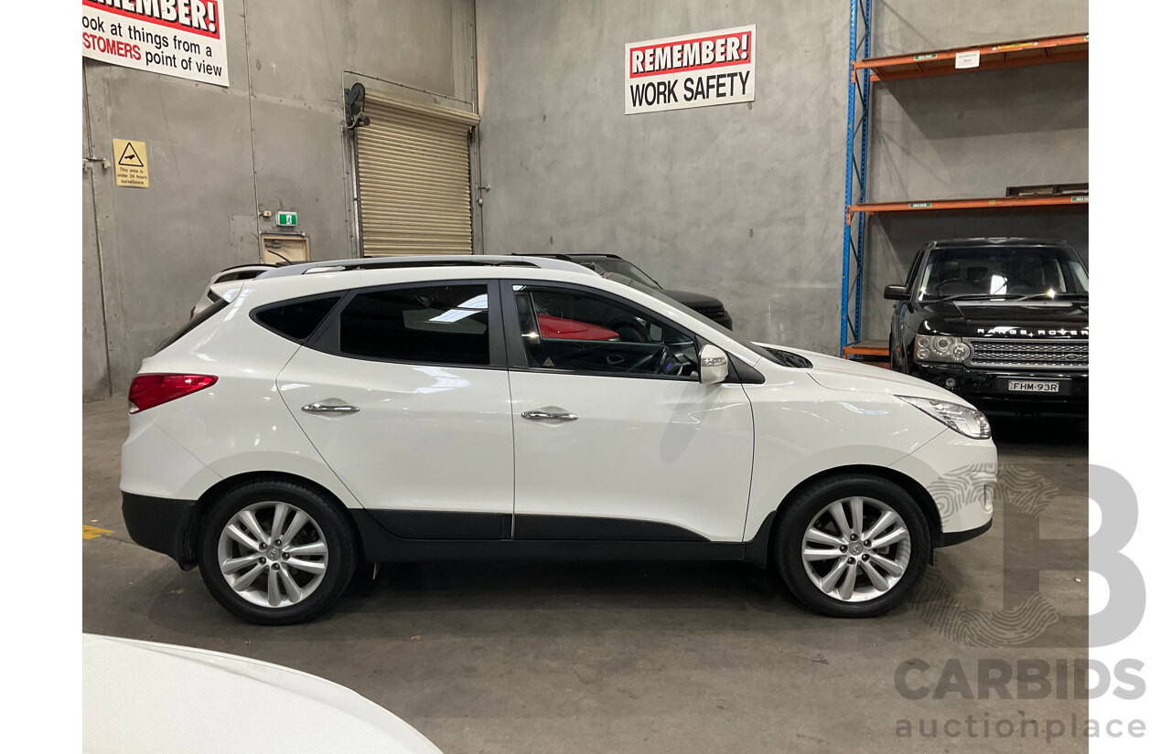 11/2011 Hyundai Ix35 Highlander (AWD) LM MY11 4d Wagon White 2.4L