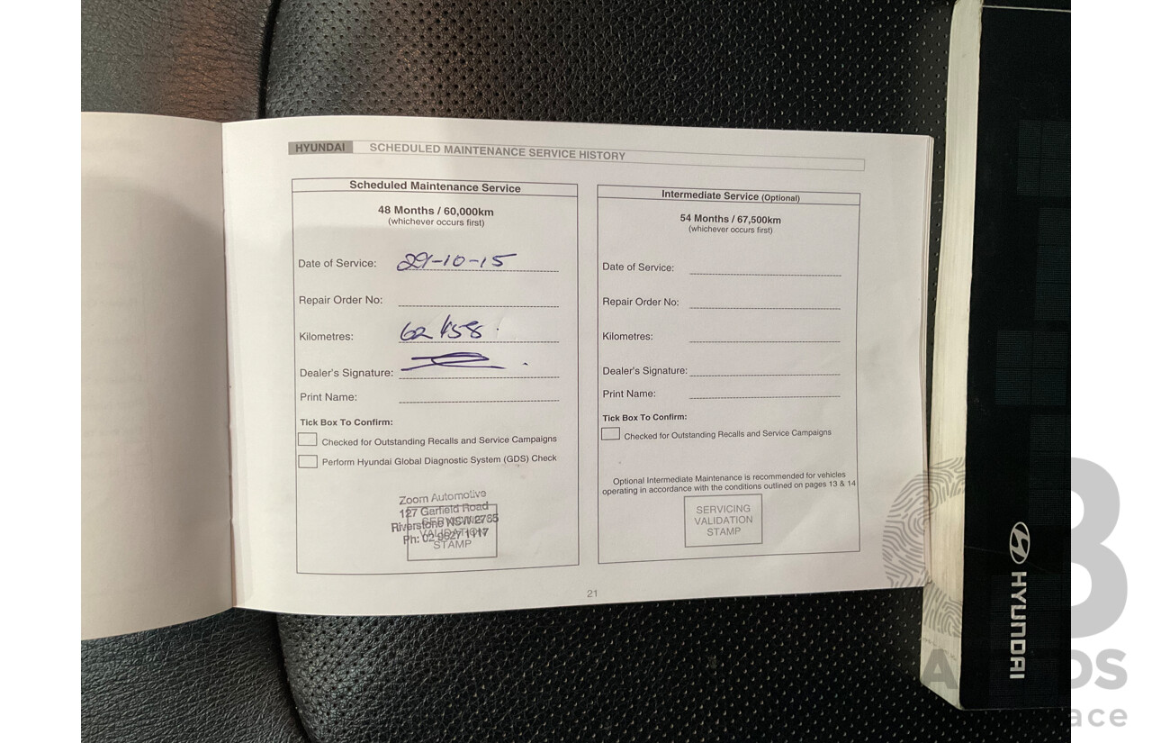 11/2011 Hyundai Ix35 Highlander (AWD) LM MY11 4d Wagon White 2.4L