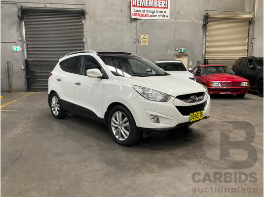 11/2011 Hyundai Ix35 Highlander (AWD) LM MY11 4d Wagon White 2.4L