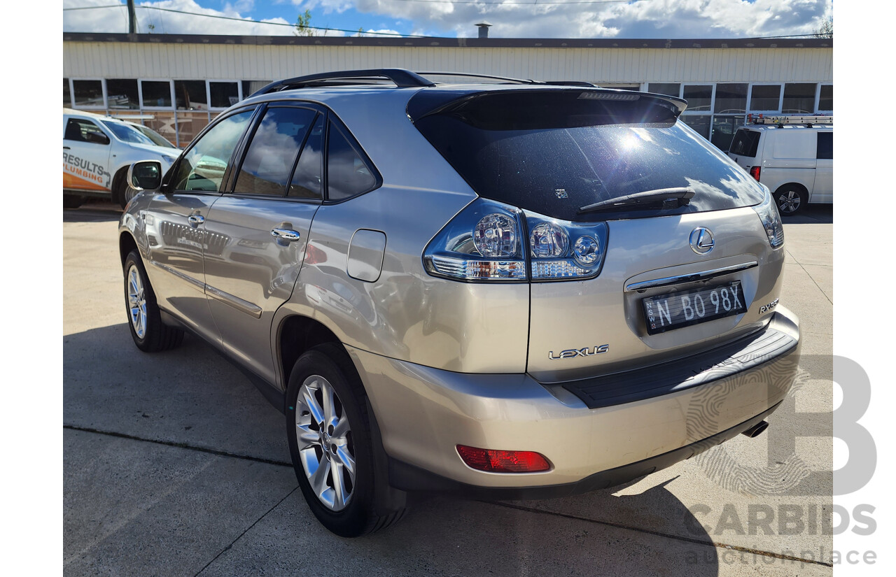 11/2007 Lexus Rx350 Sports Luxury GSU35R 07 UPGRADE 4d Wagon Gold 3.5L
