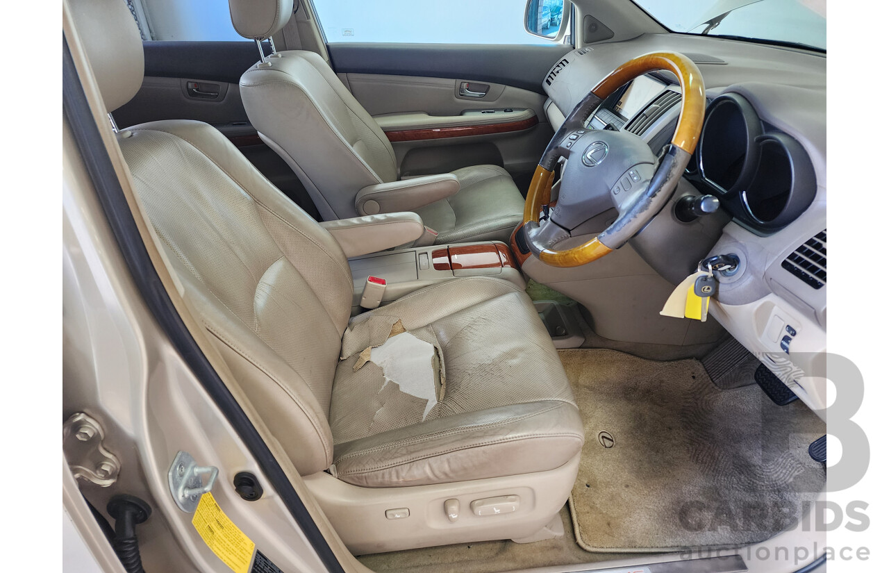 11/2007 Lexus Rx350 Sports Luxury GSU35R 07 UPGRADE 4d Wagon Gold 3.5L