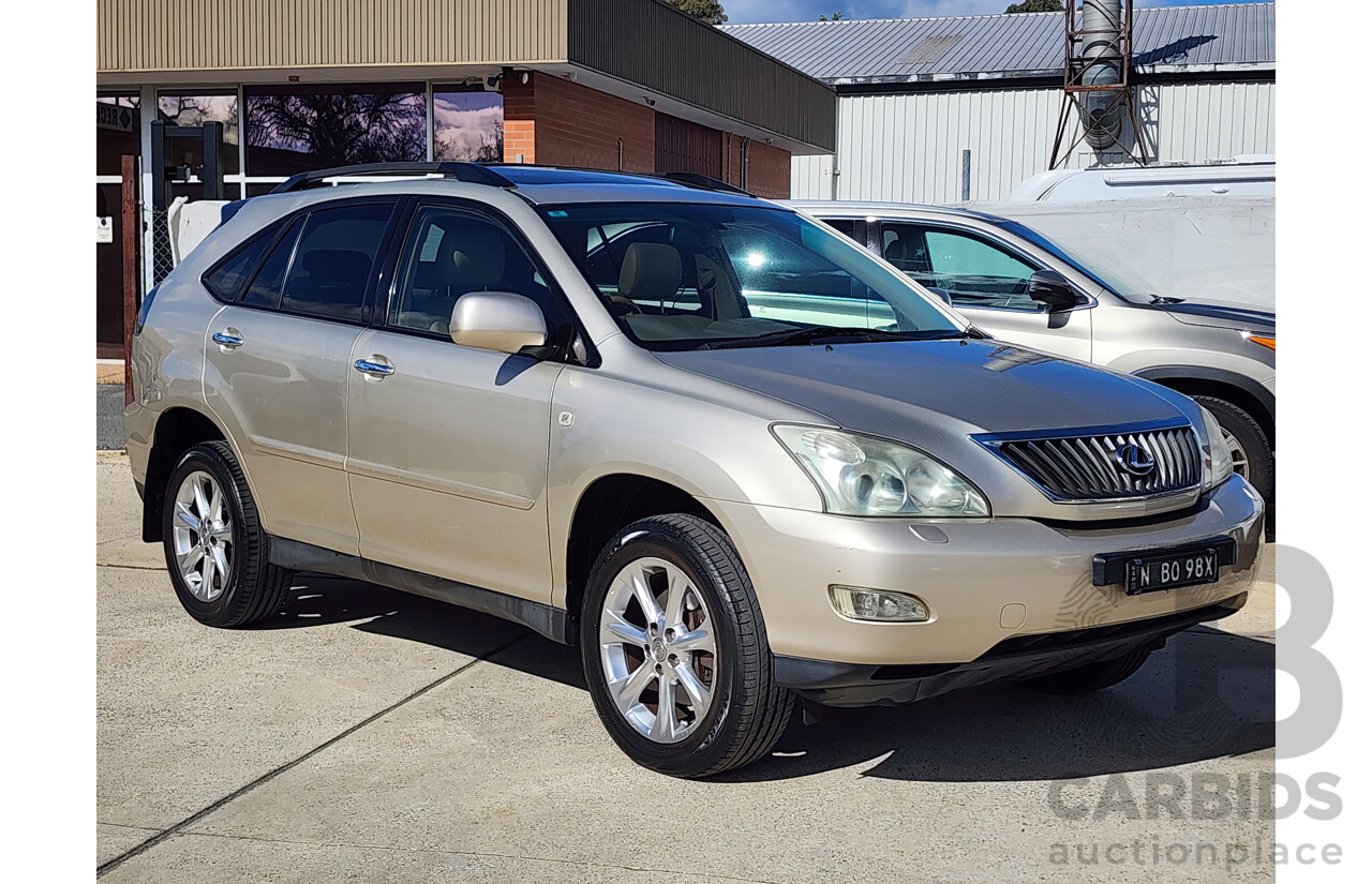 11/2007 Lexus Rx350 Sports Luxury GSU35R 07 UPGRADE 4d Wagon Gold 3.5L
