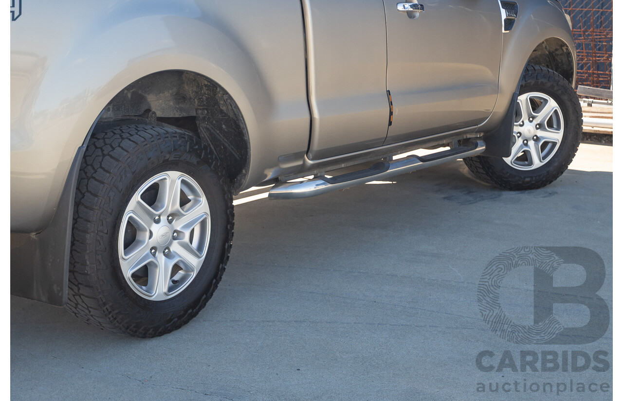 4/2012 Ford Ranger XLT 3.2 (4x4) PX Super Cab Pick Up Sparkling Gold Mica Turbo Diesel 3.2L
