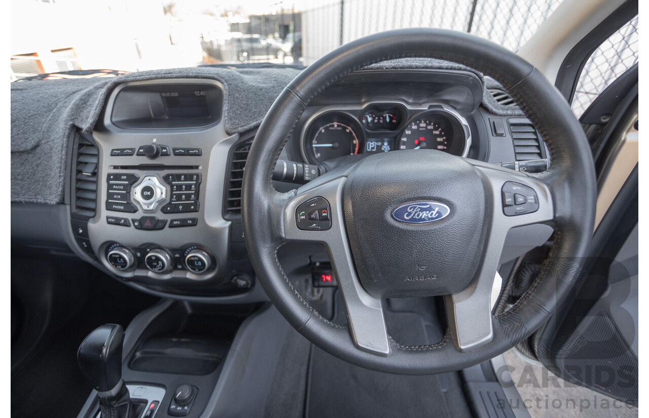 4/2012 Ford Ranger XLT 3.2 (4x4) PX Super Cab Pick Up Sparkling Gold Mica Turbo Diesel 3.2L