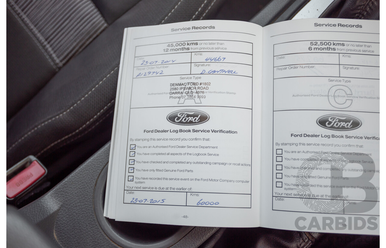 4/2012 Ford Ranger XLT 3.2 (4x4) PX Super Cab Pick Up Sparkling Gold Mica Turbo Diesel 3.2L