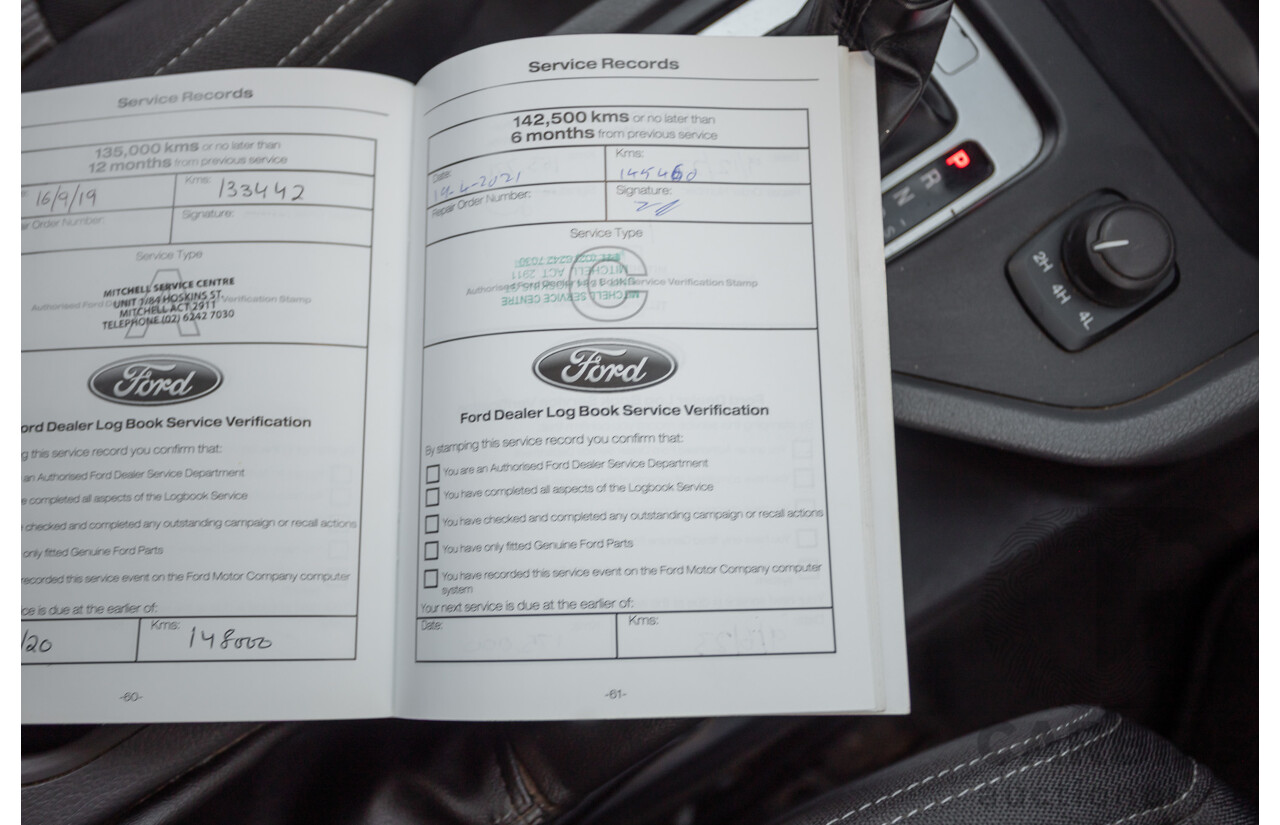 4/2012 Ford Ranger XLT 3.2 (4x4) PX Super Cab Pick Up Sparkling Gold Mica Turbo Diesel 3.2L