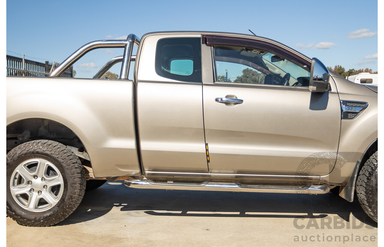 4/2012 Ford Ranger XLT 3.2 (4x4) PX Super Cab Pick Up Sparkling Gold Mica Turbo Diesel 3.2L