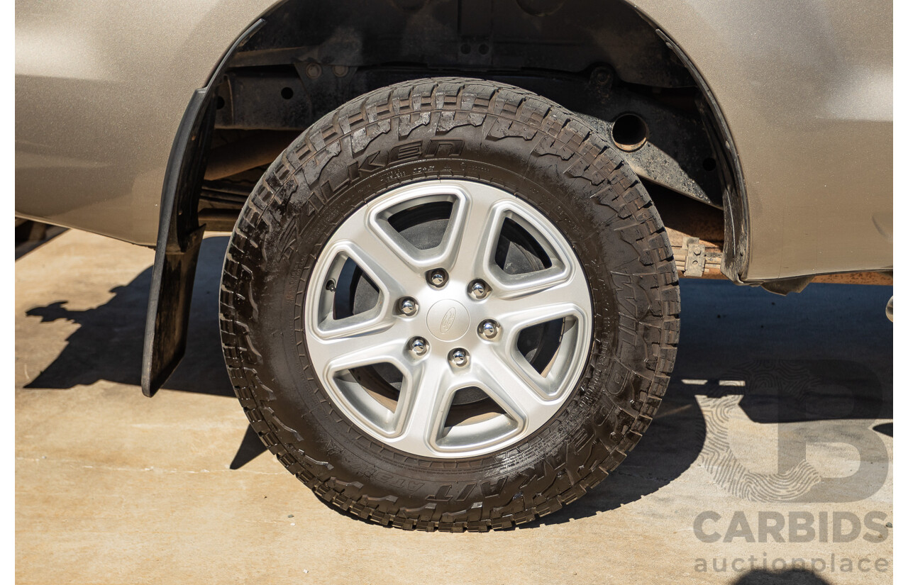 4/2012 Ford Ranger XLT 3.2 (4x4) PX Super Cab Pick Up Sparkling Gold Mica Turbo Diesel 3.2L