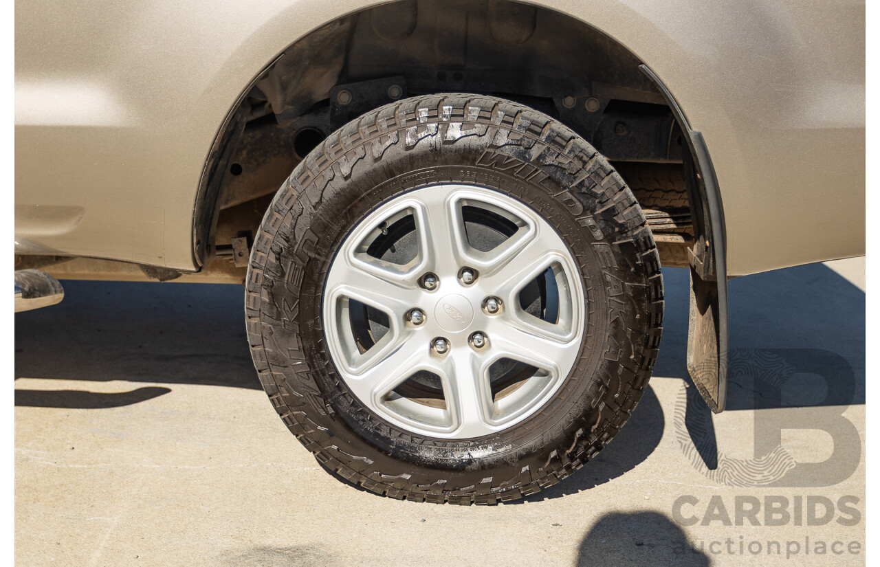 4/2012 Ford Ranger XLT 3.2 (4x4) PX Super Cab Pick Up Sparkling Gold Mica Turbo Diesel 3.2L