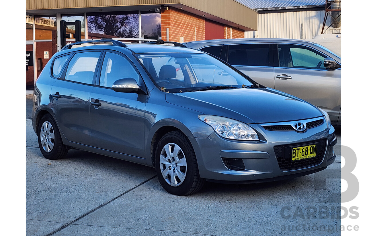 9/2009 Hyundai i30 cw SX 2.0 FD MY09 4d Wagon Grey 2.0L