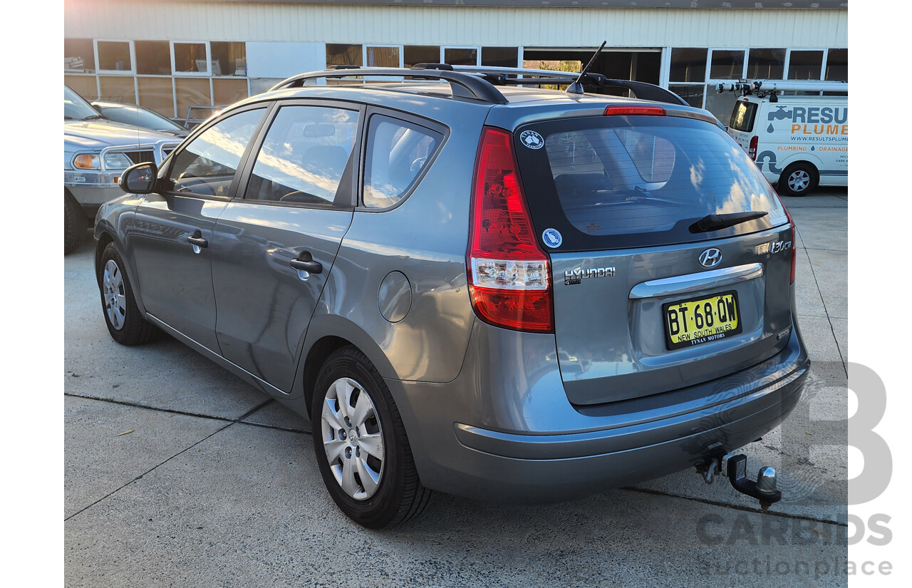 9/2009 Hyundai i30 cw SX 2.0 FD MY09 4d Wagon Grey 2.0L