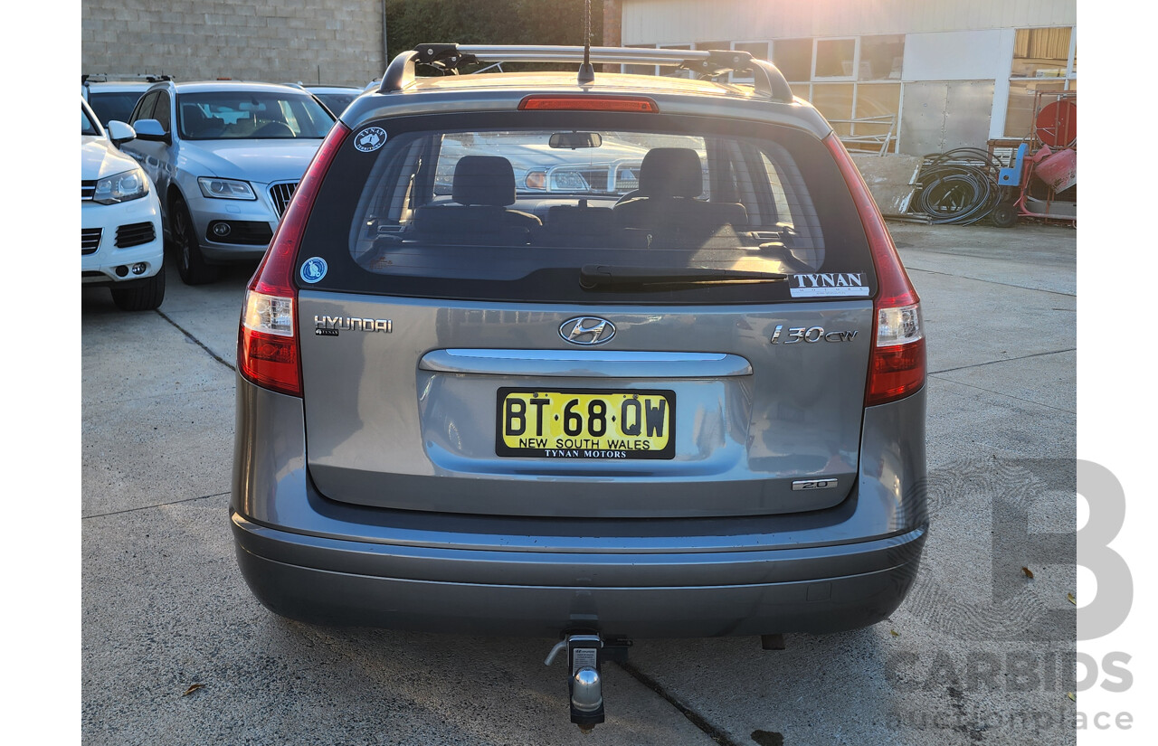 9/2009 Hyundai i30 cw SX 2.0 FD MY09 4d Wagon Grey 2.0L