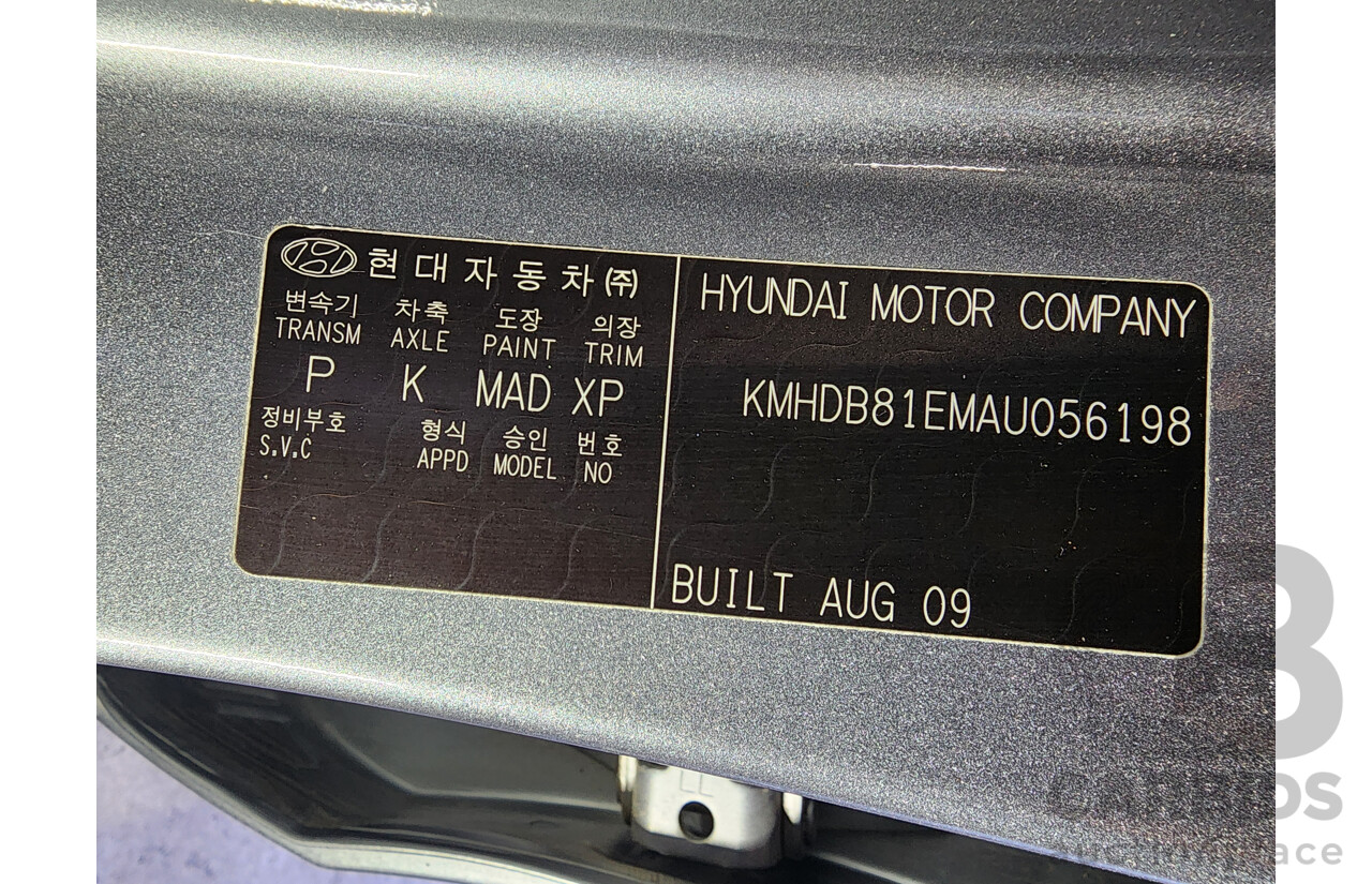 9/2009 Hyundai i30 cw SX 2.0 FD MY09 4d Wagon Grey 2.0L