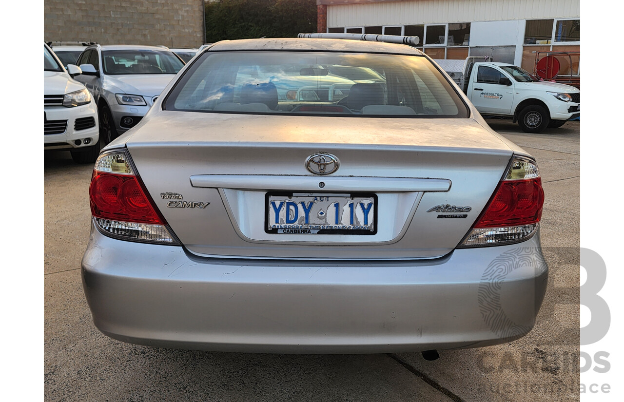 8/2005 Toyota Camry Altise ACV36R UPGRADE 4d Sedan Silver 2.4L
