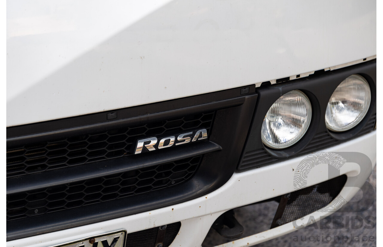 10/2012 Mitsubishi Rosa BE600 25 Seater 4d White Turbo Diesel 4.9L
