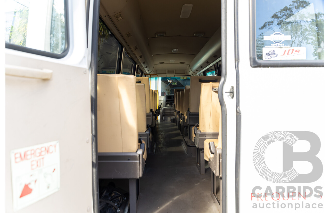 10/2012 Mitsubishi Rosa BE600 25 Seater 4d White Turbo Diesel 4.9L