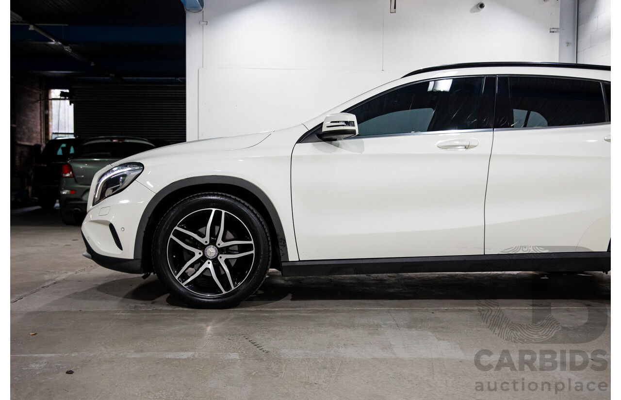 02/2016 Mercedes-Benz GLA180  X156 MY16 4D Wagon Cirrus White Turbo 1.6L