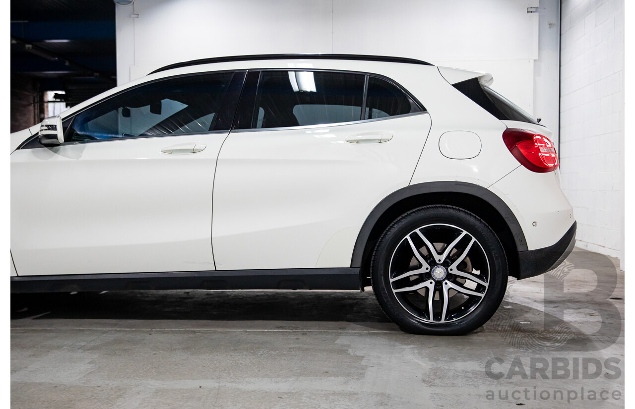 02/2016 Mercedes-Benz GLA180  X156 MY16 4D Wagon Cirrus White Turbo 1.6L