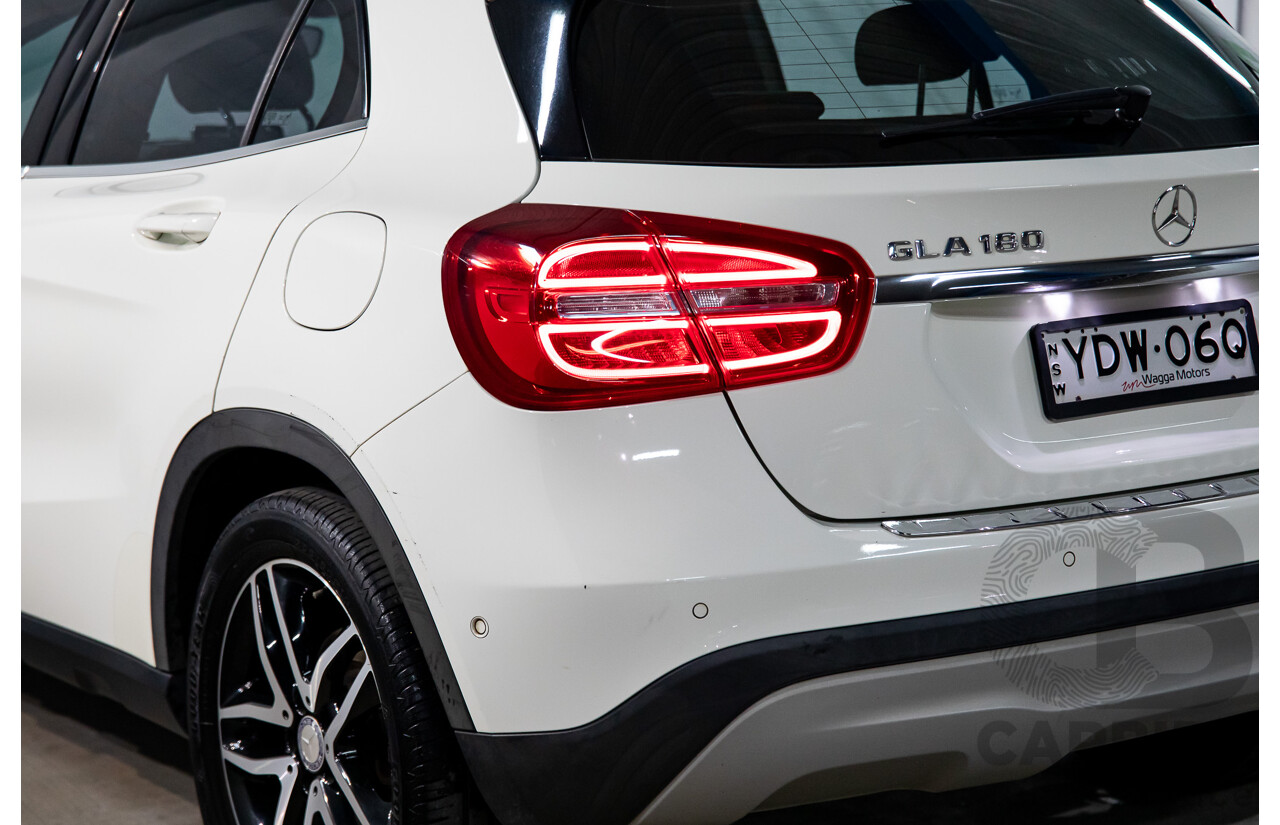 02/2016 Mercedes-Benz GLA180  X156 MY16 4D Wagon Cirrus White Turbo 1.6L