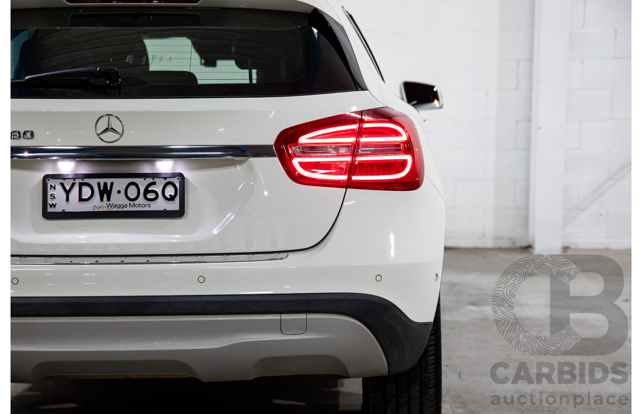 02/2016 Mercedes-Benz GLA180  X156 MY16 4D Wagon Cirrus White Turbo 1.6L