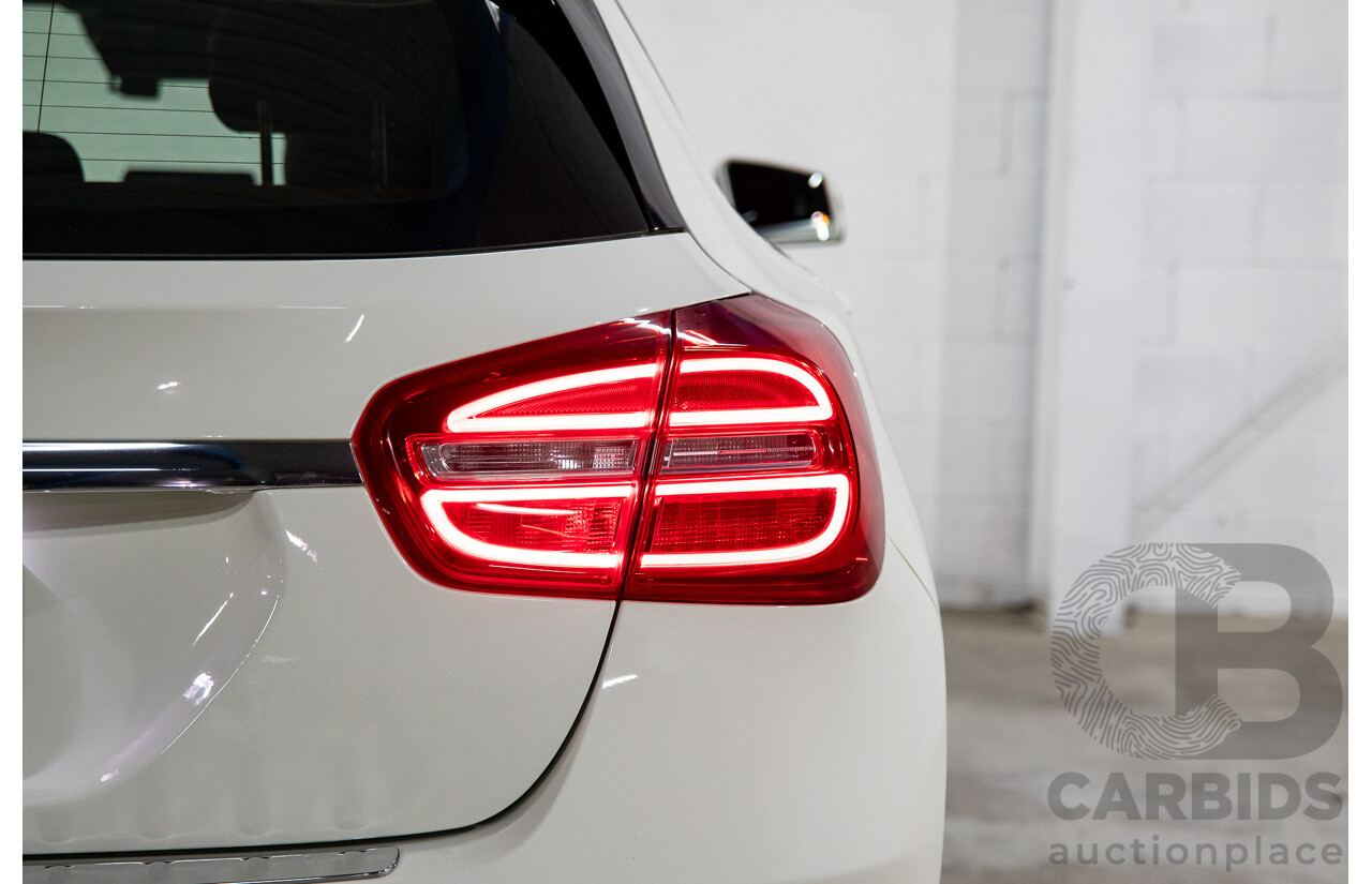 02/2016 Mercedes-Benz GLA180  X156 MY16 4D Wagon Cirrus White Turbo 1.6L