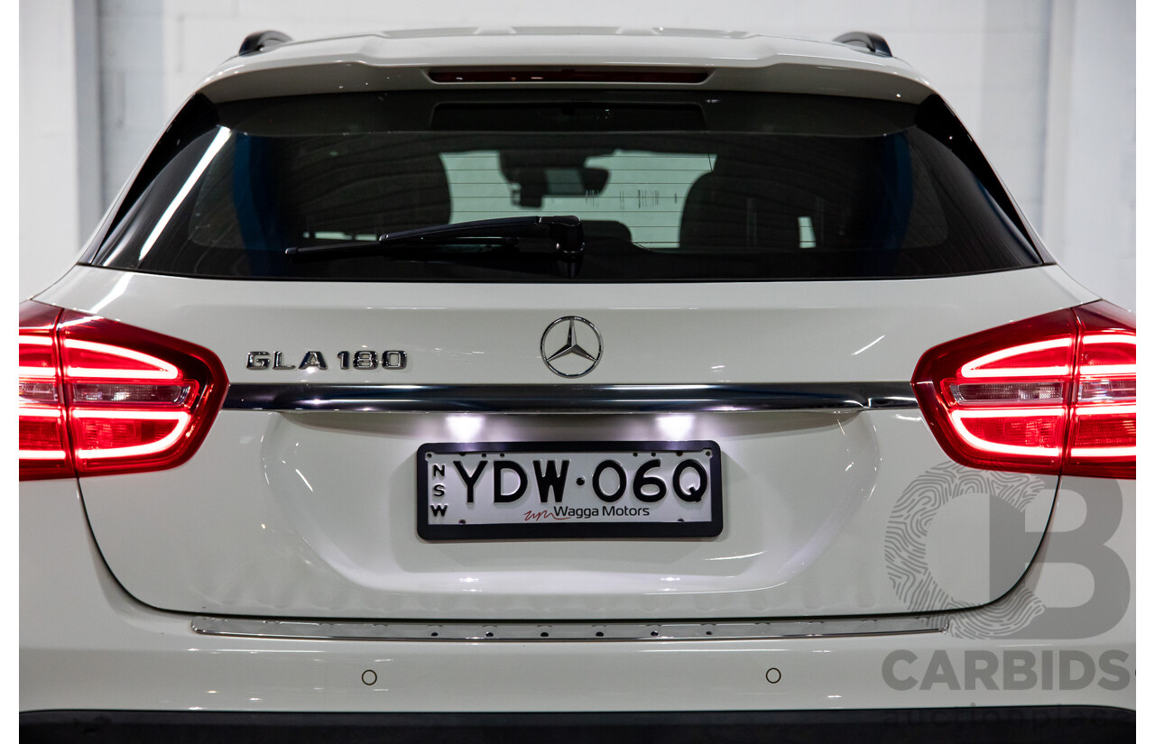 02/2016 Mercedes-Benz GLA180  X156 MY16 4D Wagon Cirrus White Turbo 1.6L