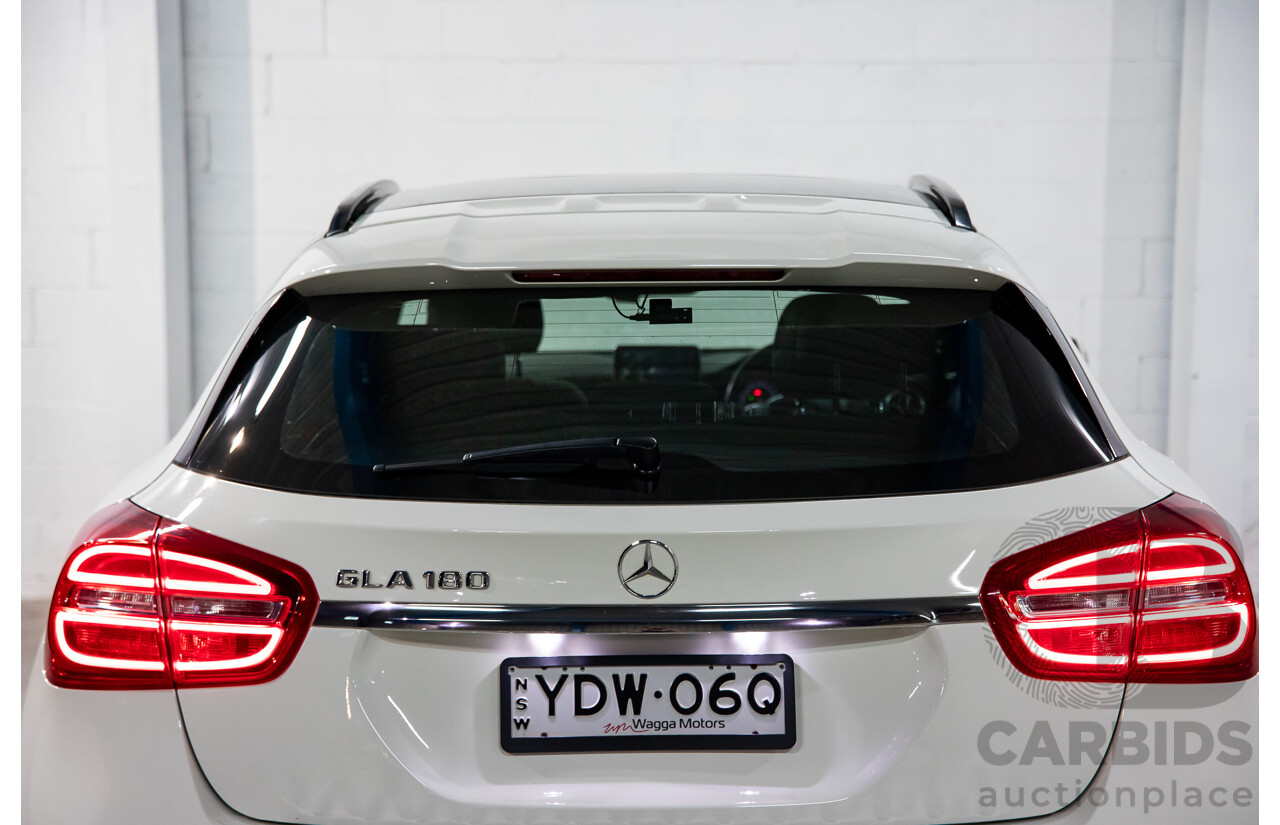 02/2016 Mercedes-Benz GLA180  X156 MY16 4D Wagon Cirrus White Turbo 1.6L