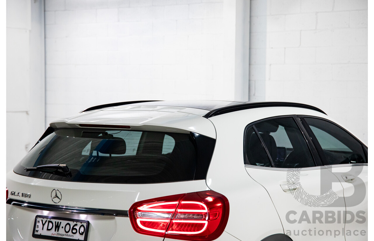 02/2016 Mercedes-Benz GLA180  X156 MY16 4D Wagon Cirrus White Turbo 1.6L