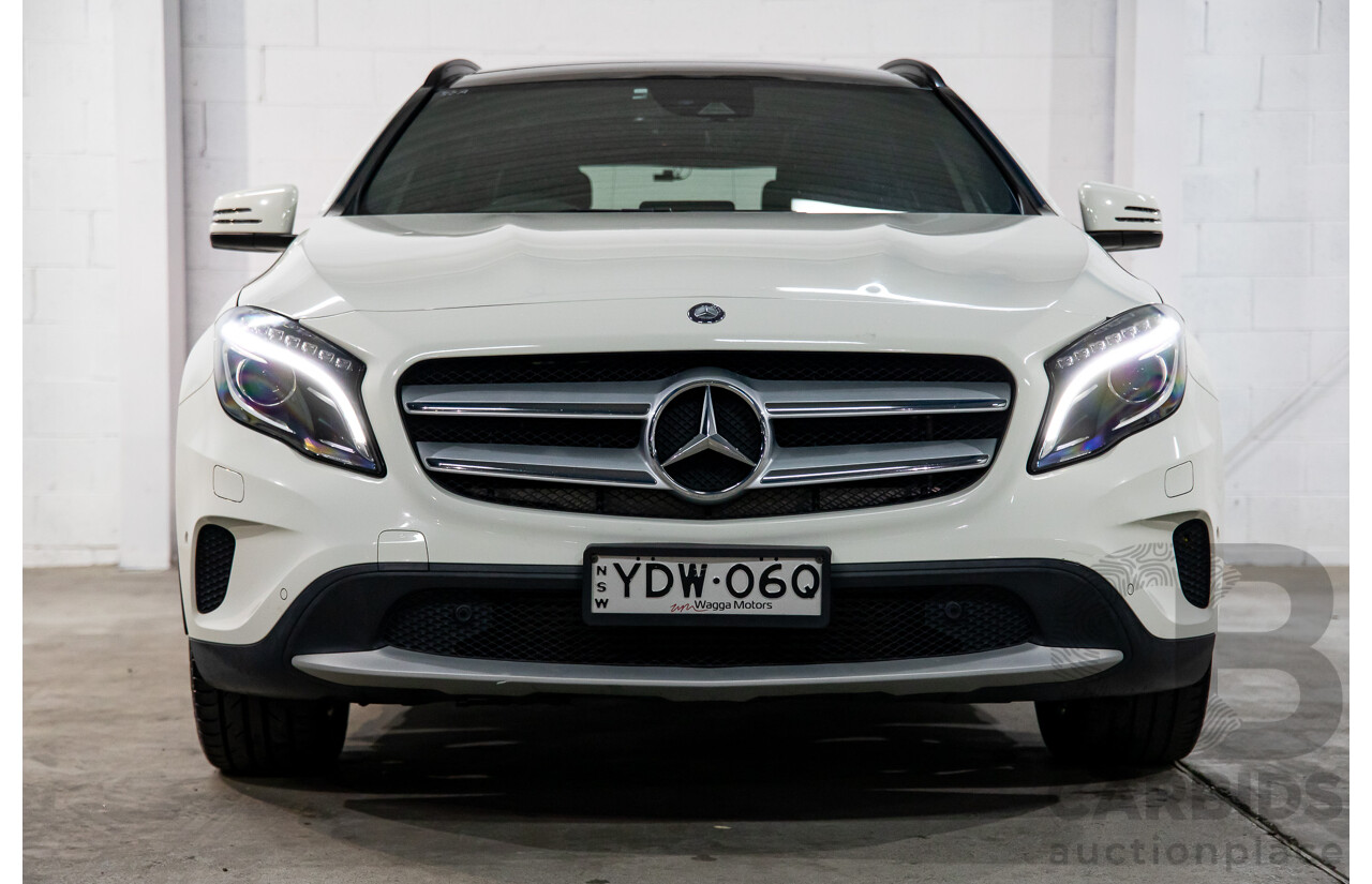 02/2016 Mercedes-Benz GLA180  X156 MY16 4D Wagon Cirrus White Turbo 1.6L