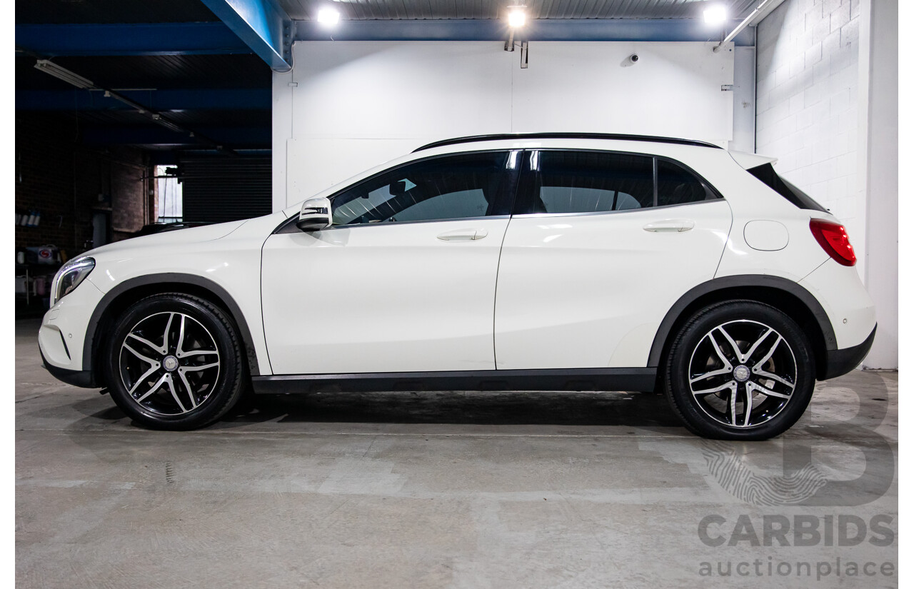 02/2016 Mercedes-Benz GLA180  X156 MY16 4D Wagon Cirrus White Turbo 1.6L