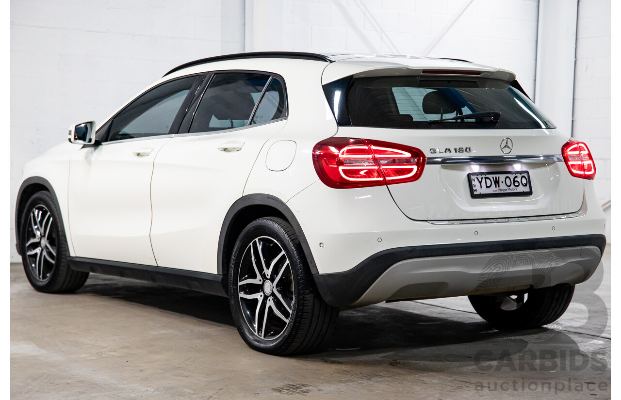 02/2016 Mercedes-Benz GLA180  X156 MY16 4D Wagon Cirrus White Turbo 1.6L