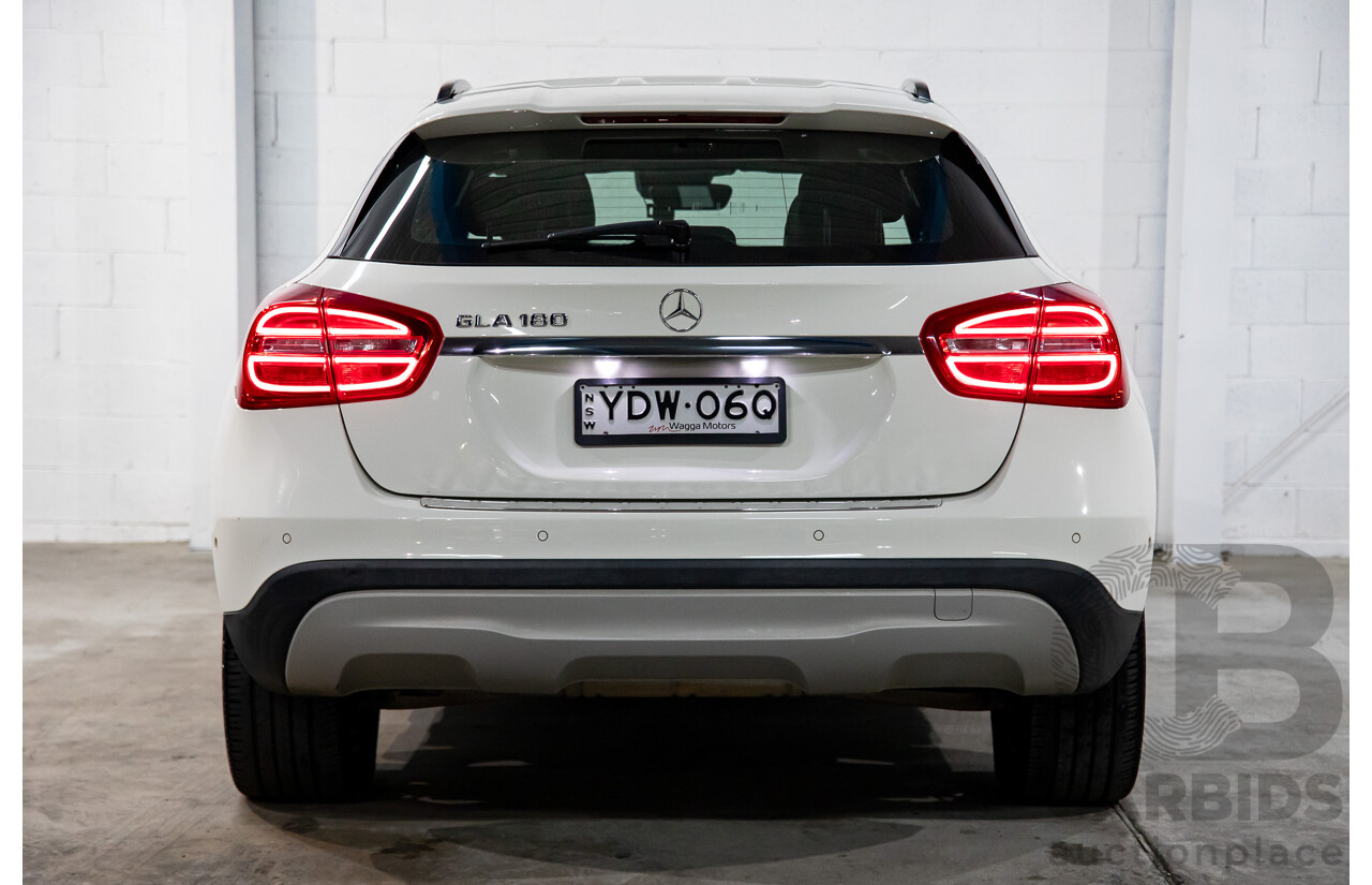 02/2016 Mercedes-Benz GLA180  X156 MY16 4D Wagon Cirrus White Turbo 1.6L