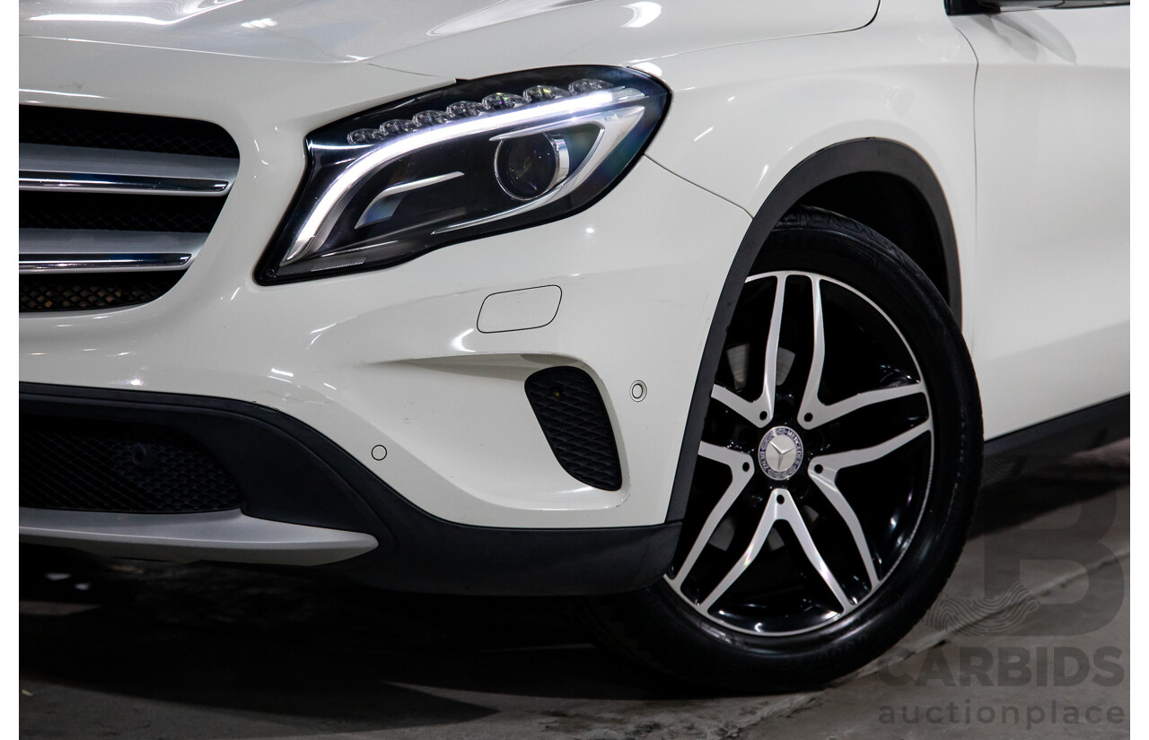 02/2016 Mercedes-Benz GLA180  X156 MY16 4D Wagon Cirrus White Turbo 1.6L