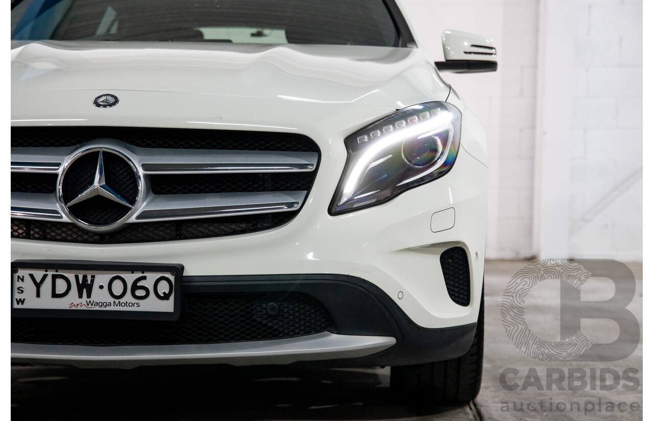 02/2016 Mercedes-Benz GLA180  X156 MY16 4D Wagon Cirrus White Turbo 1.6L