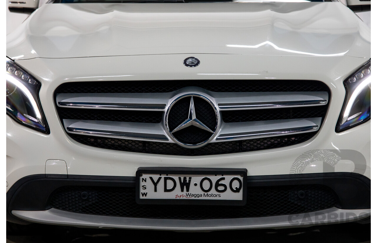 02/2016 Mercedes-Benz GLA180  X156 MY16 4D Wagon Cirrus White Turbo 1.6L