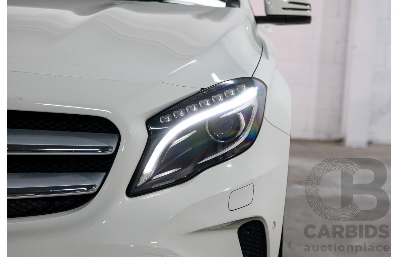 02/2016 Mercedes-Benz GLA180  X156 MY16 4D Wagon Cirrus White Turbo 1.6L