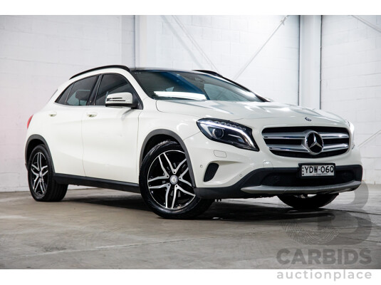 02/2016 Mercedes-Benz GLA180  X156 MY16 4D Wagon Cirrus White Turbo 1.6L