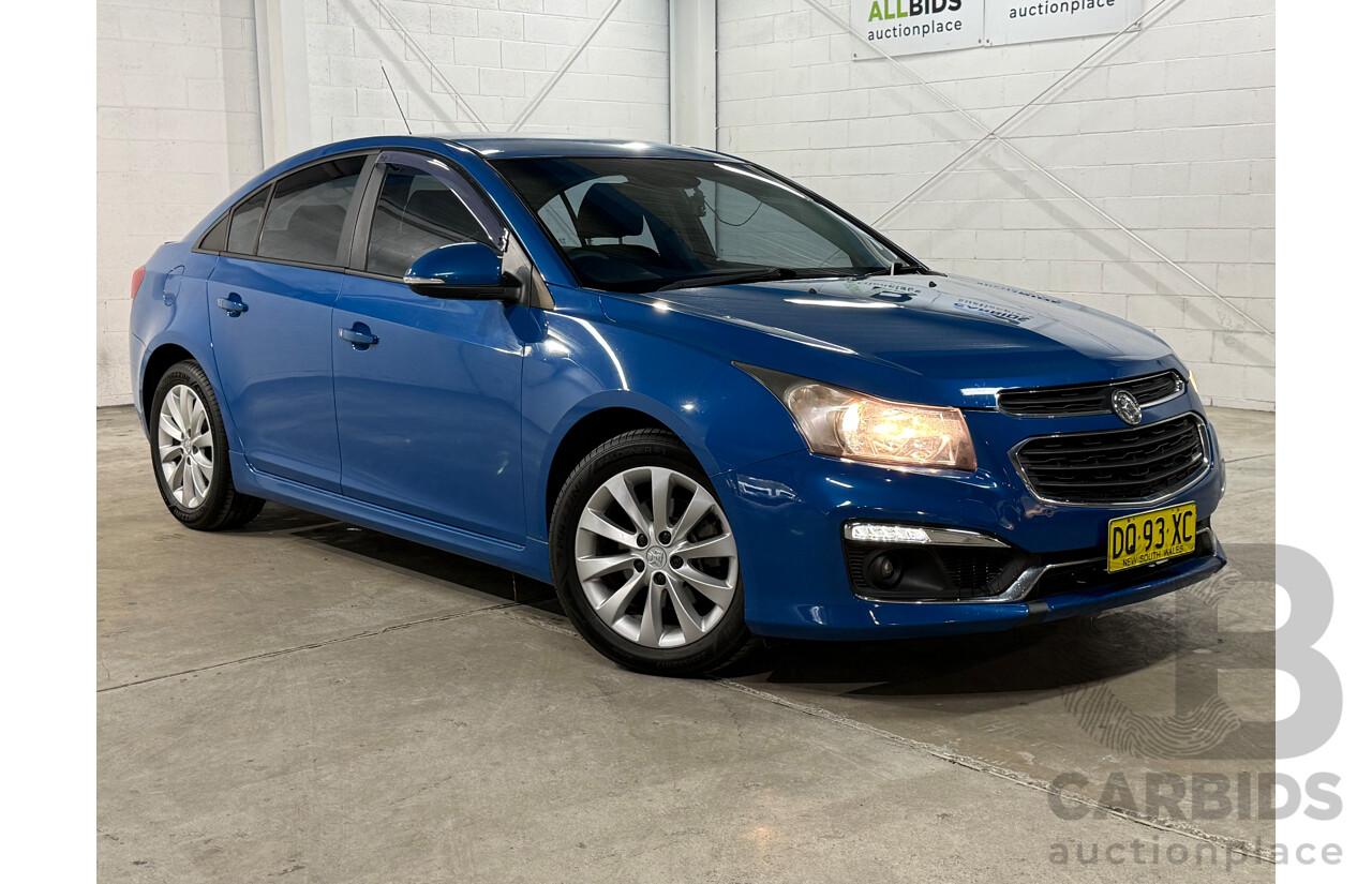 8/2015 Holden Cruze SRi JH MY15 4d Sedan Blue Turbo 1.6L