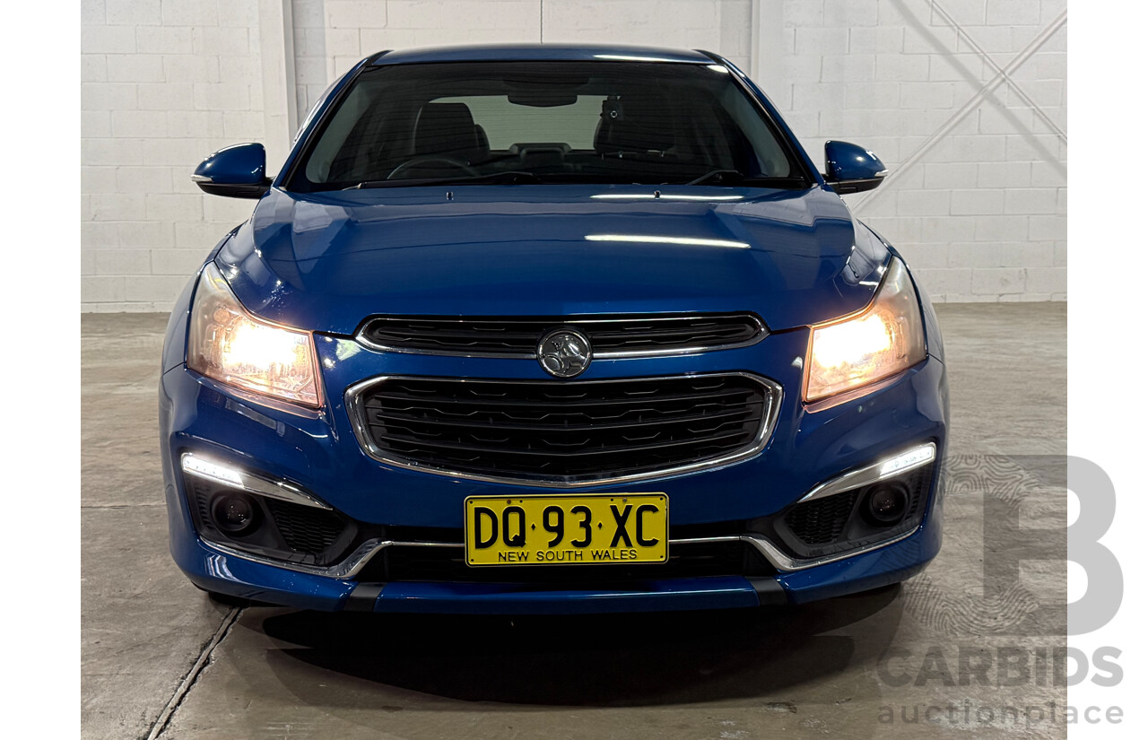 8/2015 Holden Cruze SRi JH MY15 4d Sedan Blue Turbo 1.6L
