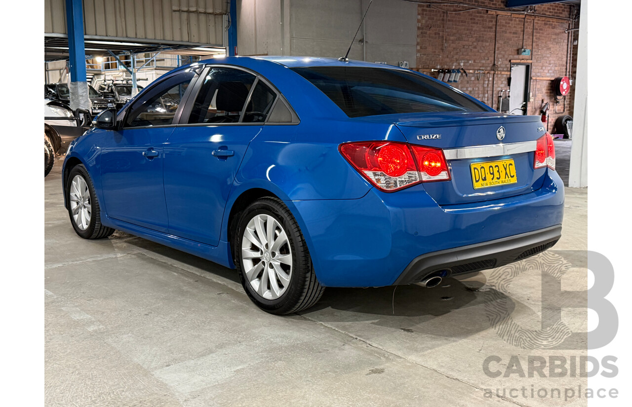 8/2015 Holden Cruze SRi JH MY15 4d Sedan Blue Turbo 1.6L