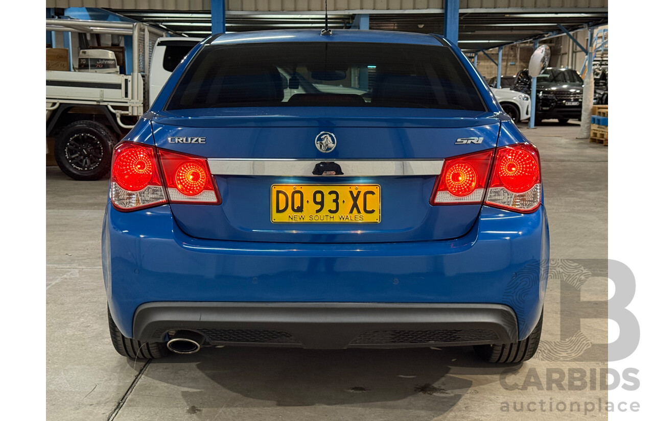 8/2015 Holden Cruze SRi JH MY15 4d Sedan Blue Turbo 1.6L