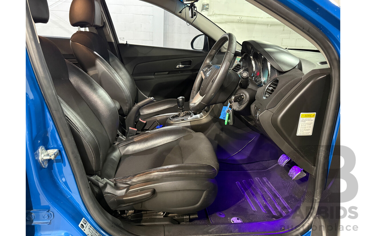 8/2015 Holden Cruze SRi JH MY15 4d Sedan Blue Turbo 1.6L