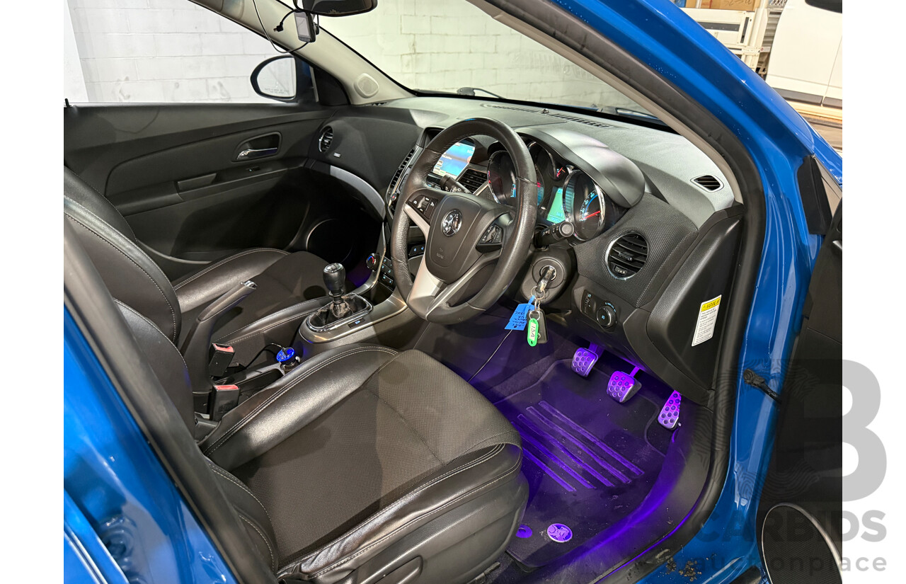 8/2015 Holden Cruze SRi JH MY15 4d Sedan Blue Turbo 1.6L