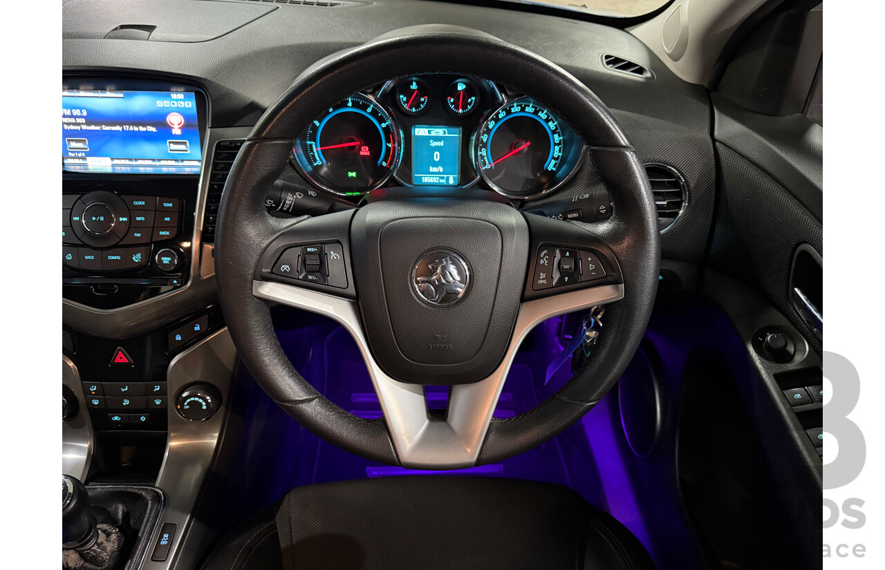 8/2015 Holden Cruze SRi JH MY15 4d Sedan Blue Turbo 1.6L