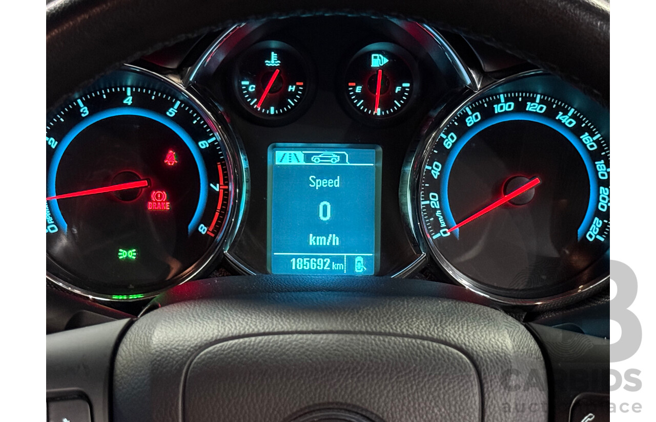 8/2015 Holden Cruze SRi JH MY15 4d Sedan Blue Turbo 1.6L