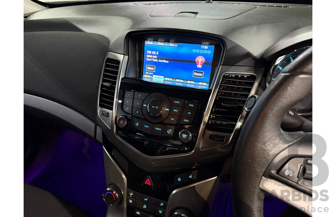 8/2015 Holden Cruze SRi JH MY15 4d Sedan Blue Turbo 1.6L